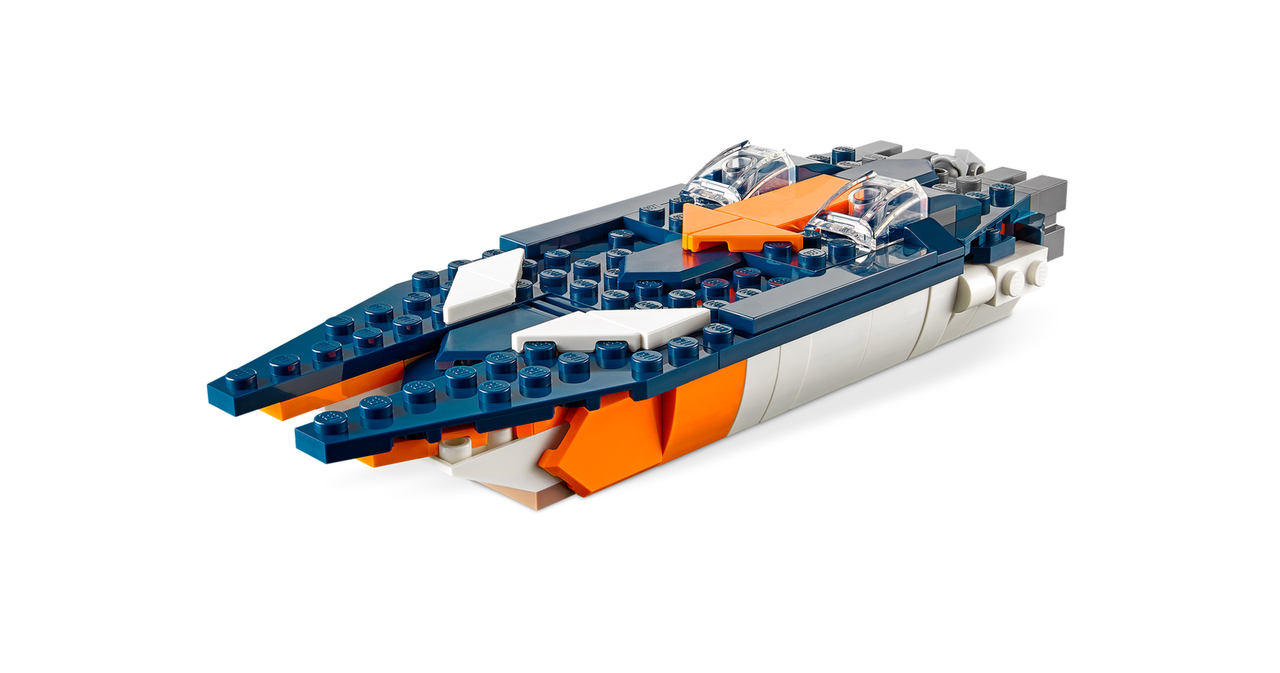 31126 Lego Creator Сверхзвуковой самолёт, Лего Дупло - фото 7 - id-p116281441