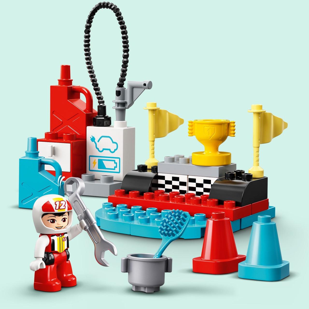 10947 Lego Duplo Гоночные машины, Лего Дупло - фото 7 - id-p116281702