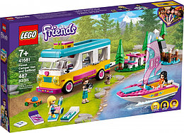 41681 Lego Friends Лесной дом на колесах и парусная лодка, Лего Подружки