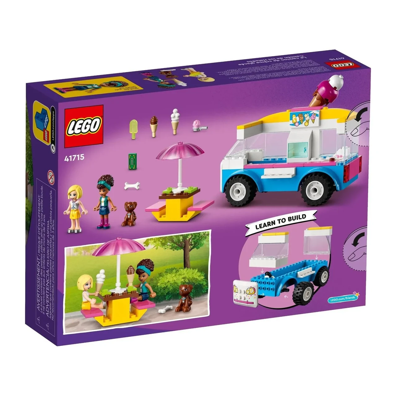 41715 Lego Friends Фургон с мороженым Лего Подружки - фото 2 - id-p116281153