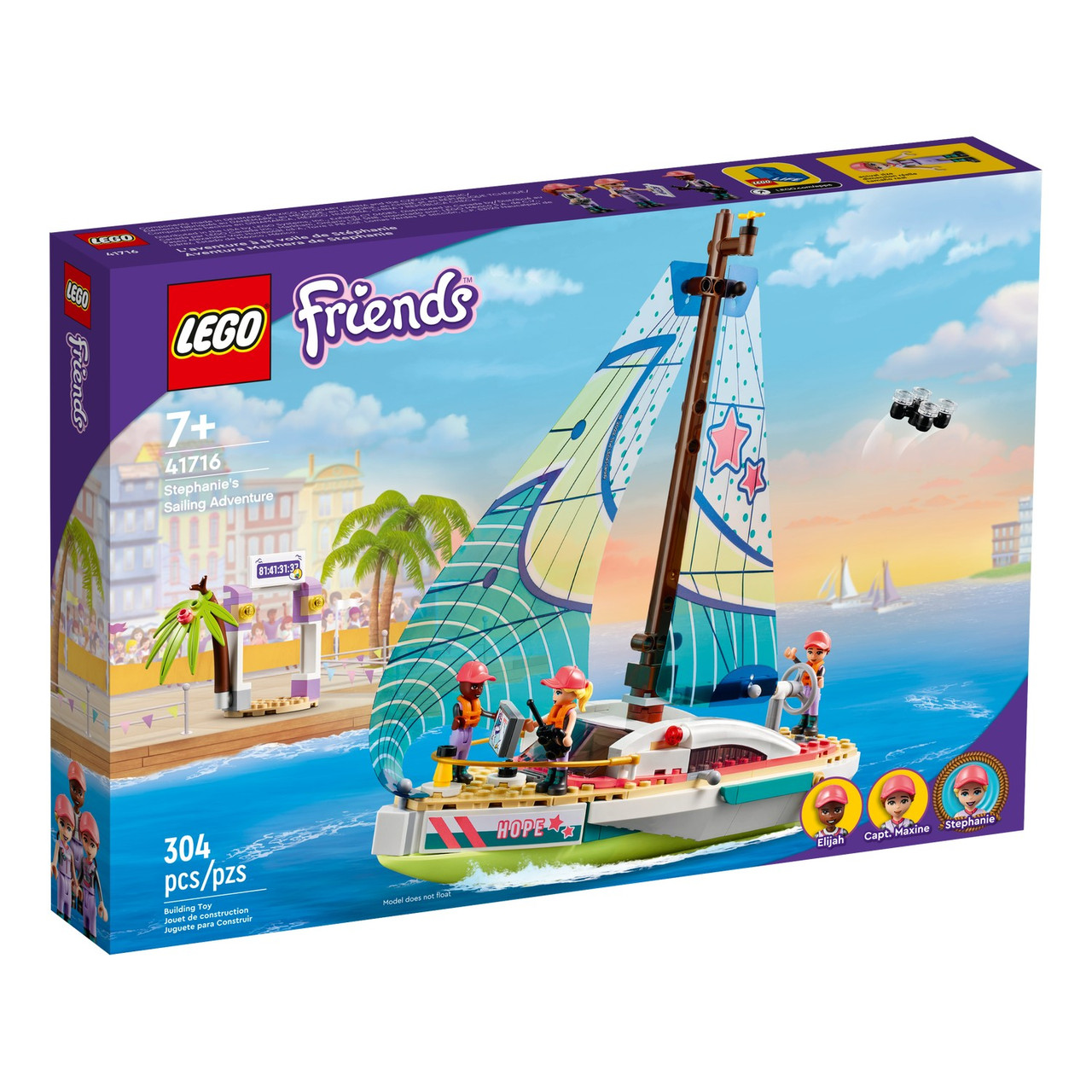 41716 Lego Friends Морское приключение Стефани Лего Подружки - фото 1 - id-p116281151