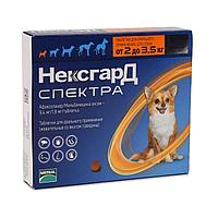 NexGard SPECTRA, НексгарД Спектра антипаразитарные таблетки для собак весом 2кг-3,5кг. -1 ТБ