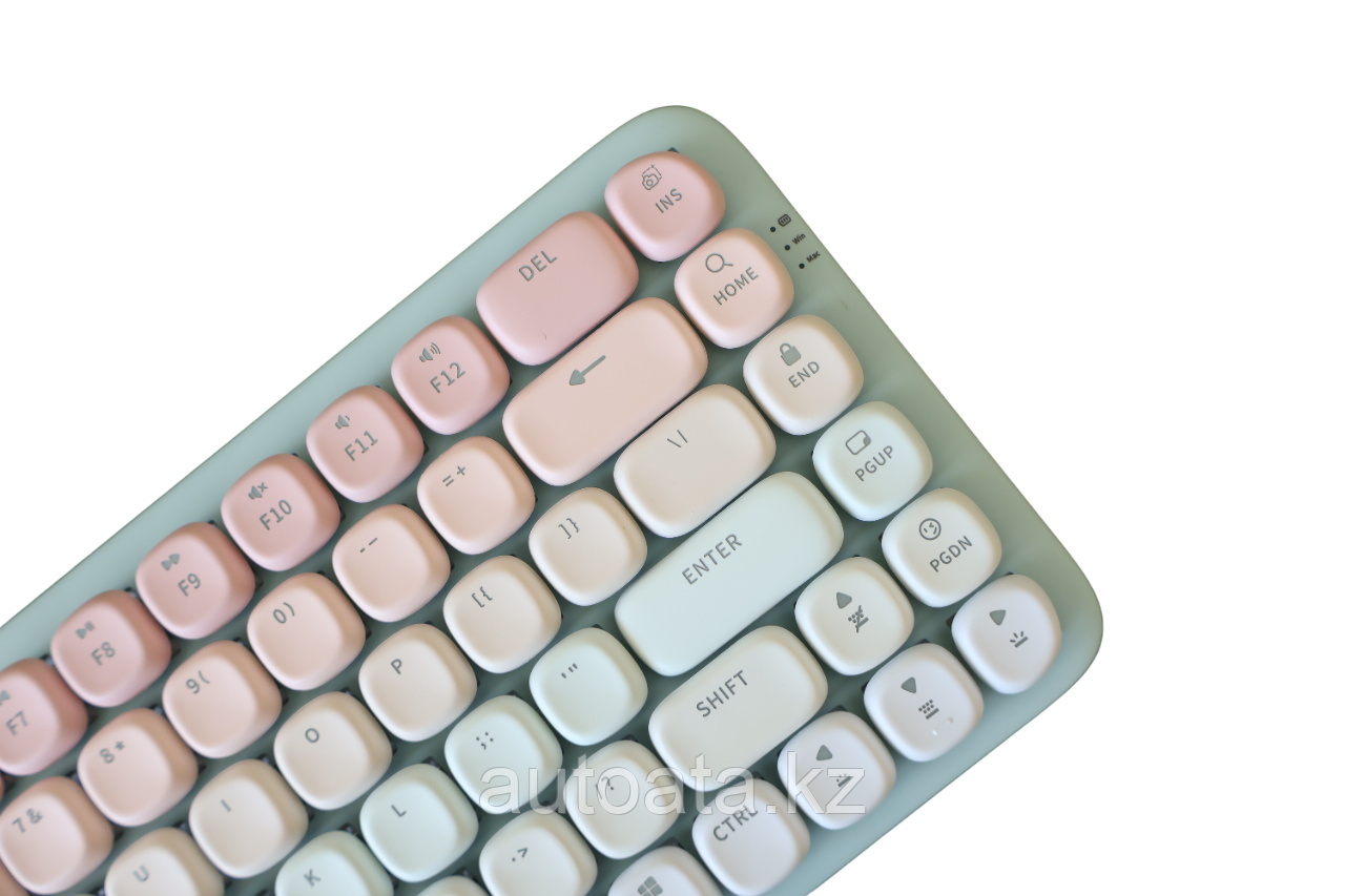 Беспроводная Клавиатура Ugreen FUN+ KU101 розовая - фото 2 - id-p116406127