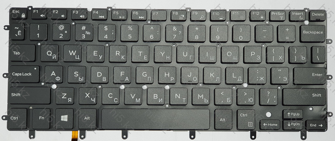 Клавиатура для ноутбука Dell XPS 15 9550, 9560, 9570, 15-7558 с подсветкой RU - фото 2 - id-p116406389