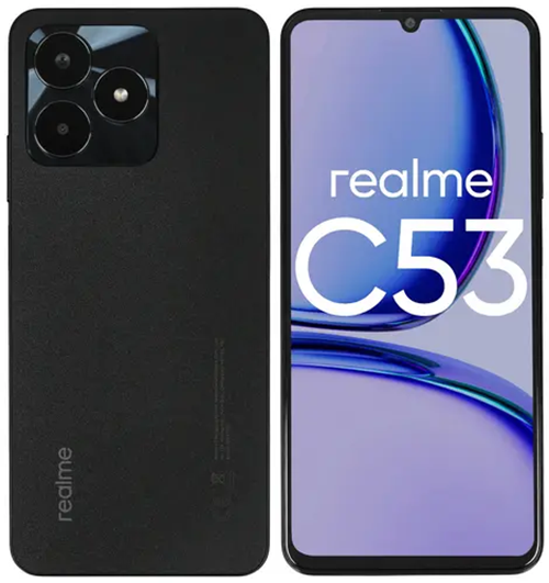 Смартфон Realme C53 128 ГБ черный - фото 1 - id-p116406111