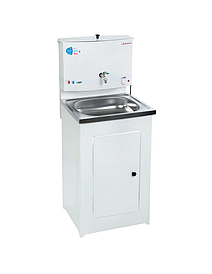 Умывальник Акватекс с ЭВН мойка нерж белый