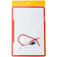 Доска для рисования с маркером двухстороння Десятое королевство, 35*24см