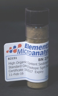 Стандарт состава донных отложений с высоким содержанием органических веществ для изотопного анализа (B2151) - фото 1 - id-p116408075