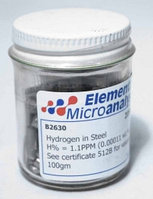 Стандарт содержания водорода в стали для элементного анализа, ок. 0.000080%H, штырьки (B2630)