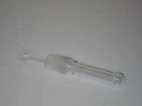 Вставка из боросиликатного стекла B24 с крючком (E2024)