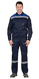 Костюм СИРИУС-СТРОЙГРАД куртка, п/к синий с васильковым СОП 50мм, фото 2