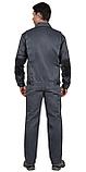Костюм СИРИУС-ФАВОРИТ куртка, п/к т.серый с черным, фото 2