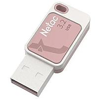 USB флешка Netac UA31 256Gb white-pink USB 3.2 (NT03UA31N-256G-32PK)