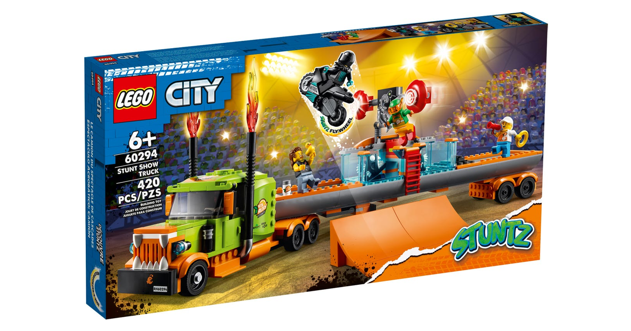 60294 Lego City Stuntz Грузовик для шоу каскадёров, Лего город Сити - фото 1 - id-p116280947