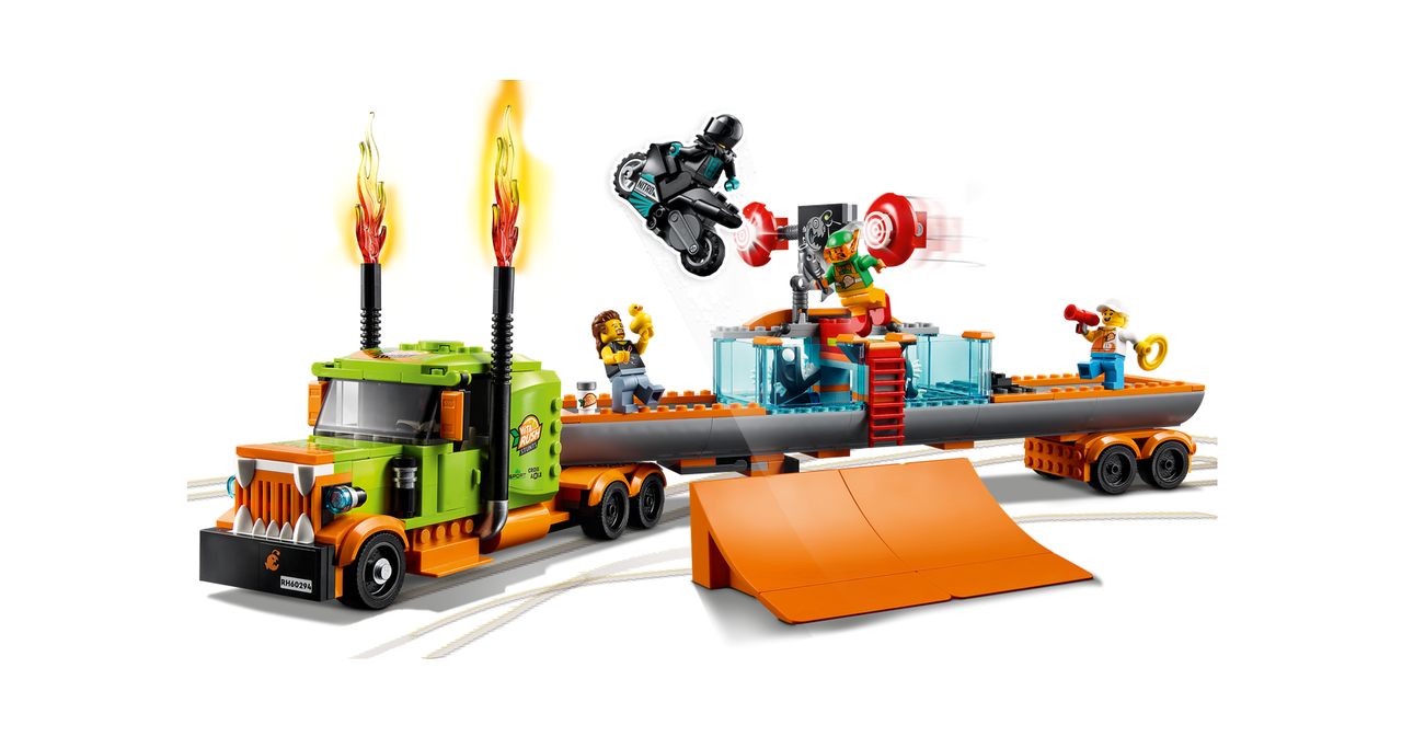 60294 Lego City Stuntz Грузовик для шоу каскадёров, Лего город Сити - фото 4 - id-p116280947