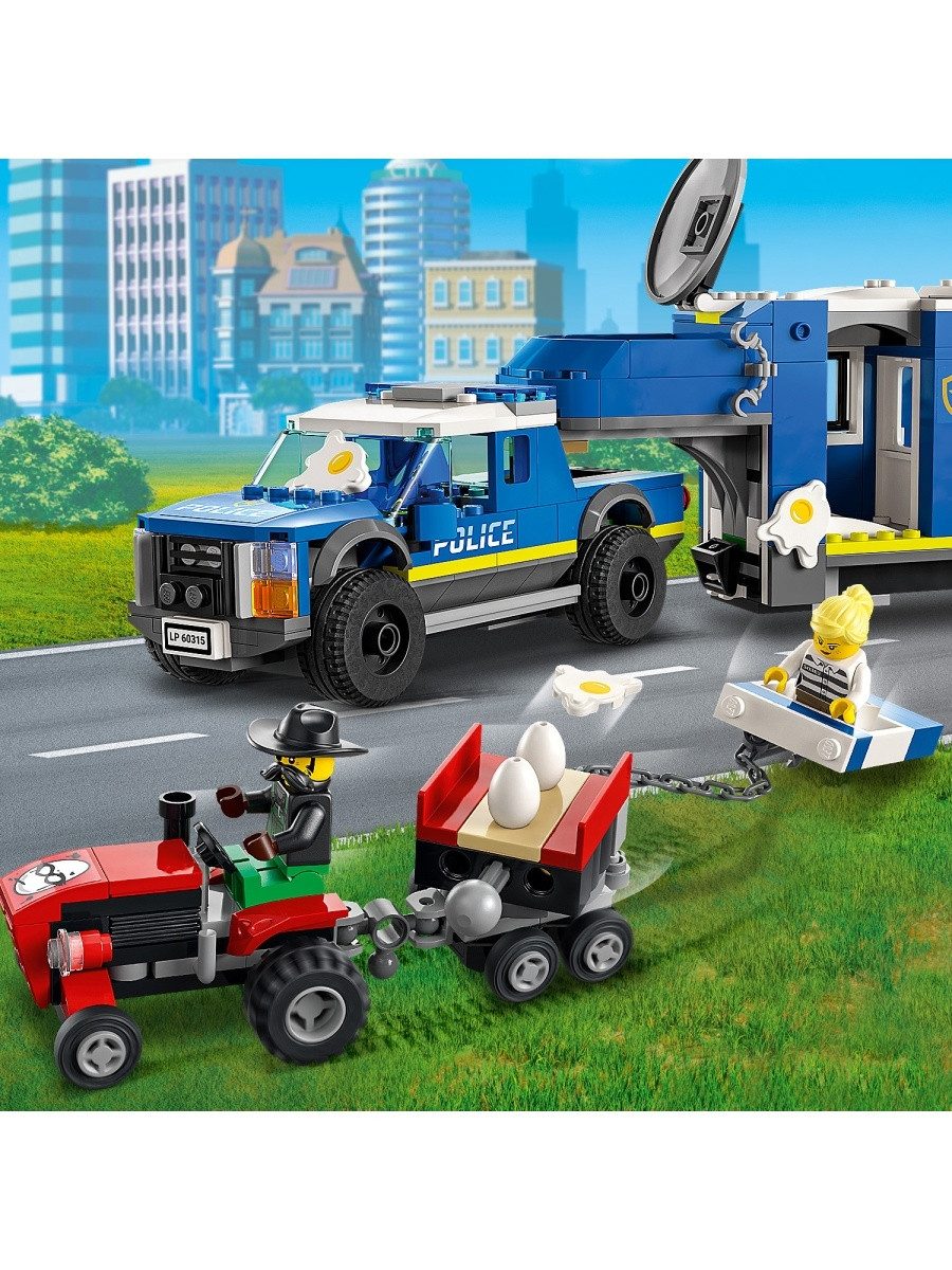60315 Lego City Полицейский мобильный командный трейлер, Лего город Сити - фото 3 - id-p116280935