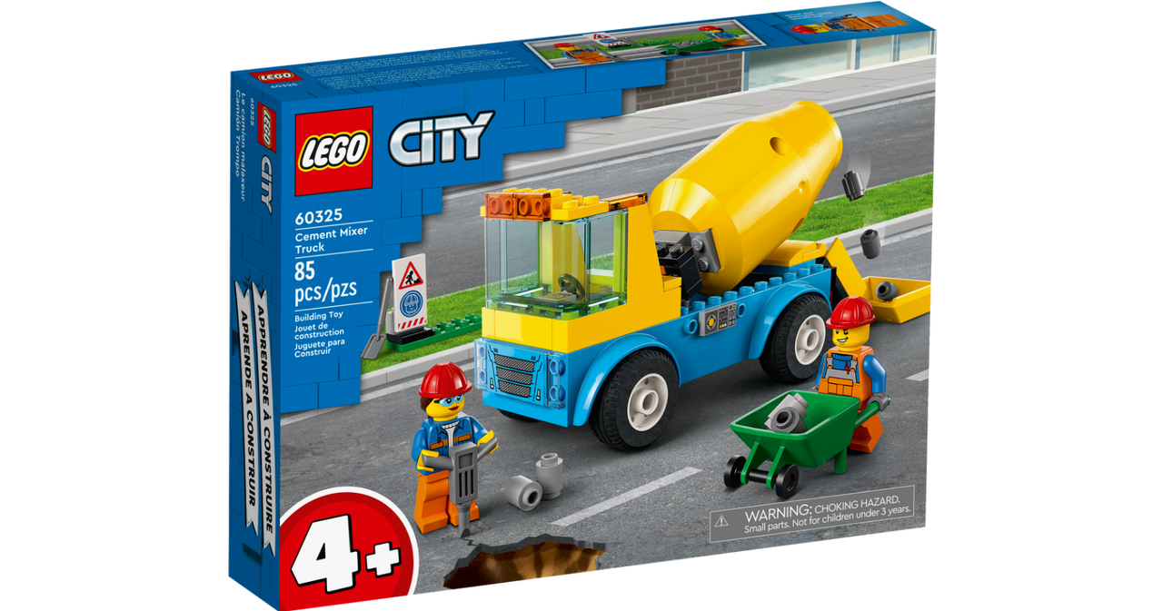 60325 Lego City Бетономешалка, Лего Город Сити - фото 1 - id-p116280924