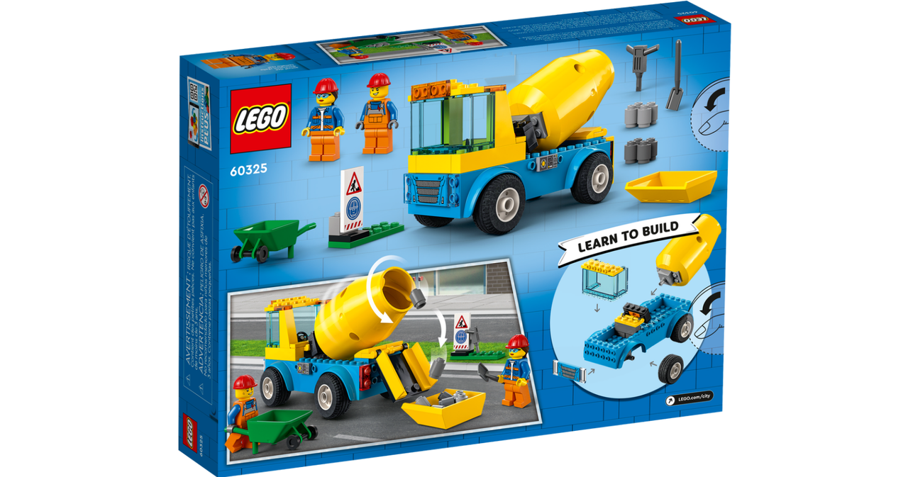 60325 Lego City Бетономешалка, Лего Город Сити - фото 2 - id-p116280924