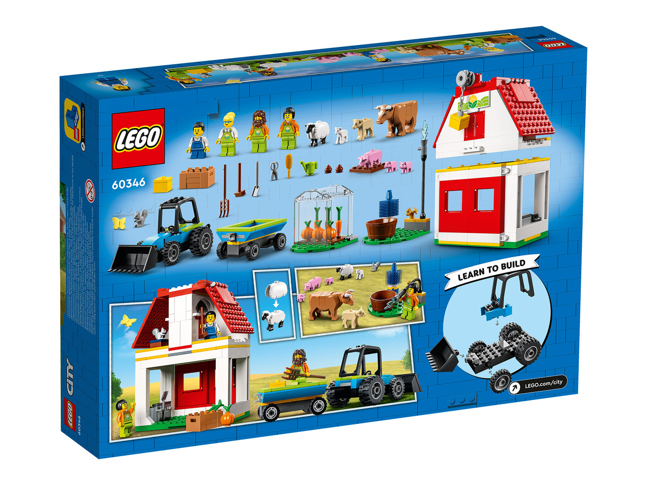60346 Lego City Ферма и амбар с животными, Лего Город Сити - фото 2 - id-p116280915