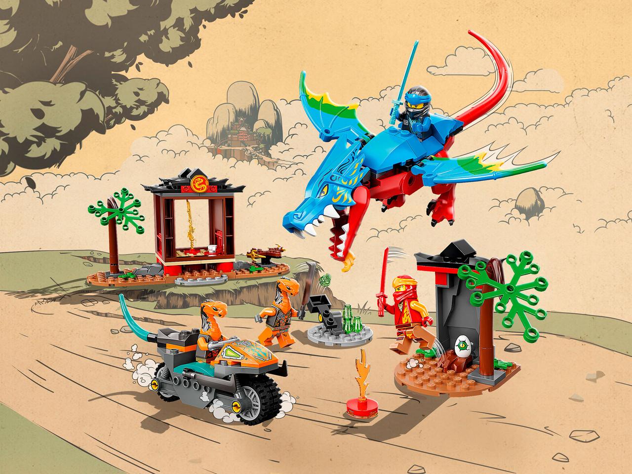 71759 Lego NinjaGo Драконий храм ниндзя, Лего Ниндзяго - фото 8 - id-p116280774