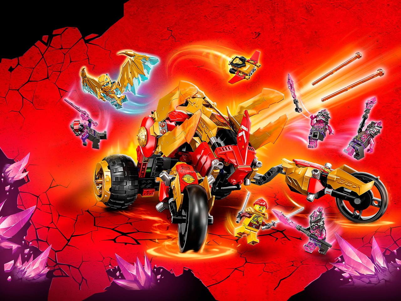 71773 Lego NinjaGo Багги Кая «Золотой дракон», Лего Ниндзяго - фото 10 - id-p116280761