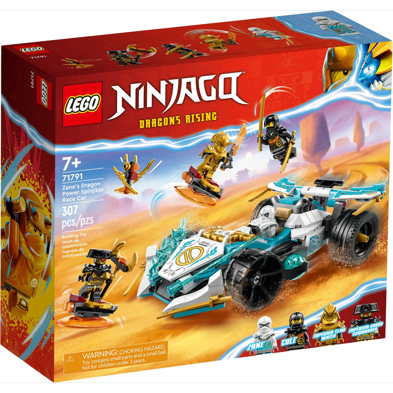 71791 Lego Ninjago Гоночная машина Кружитцу Зейна «Сила дракона», Лего Ниндзяго