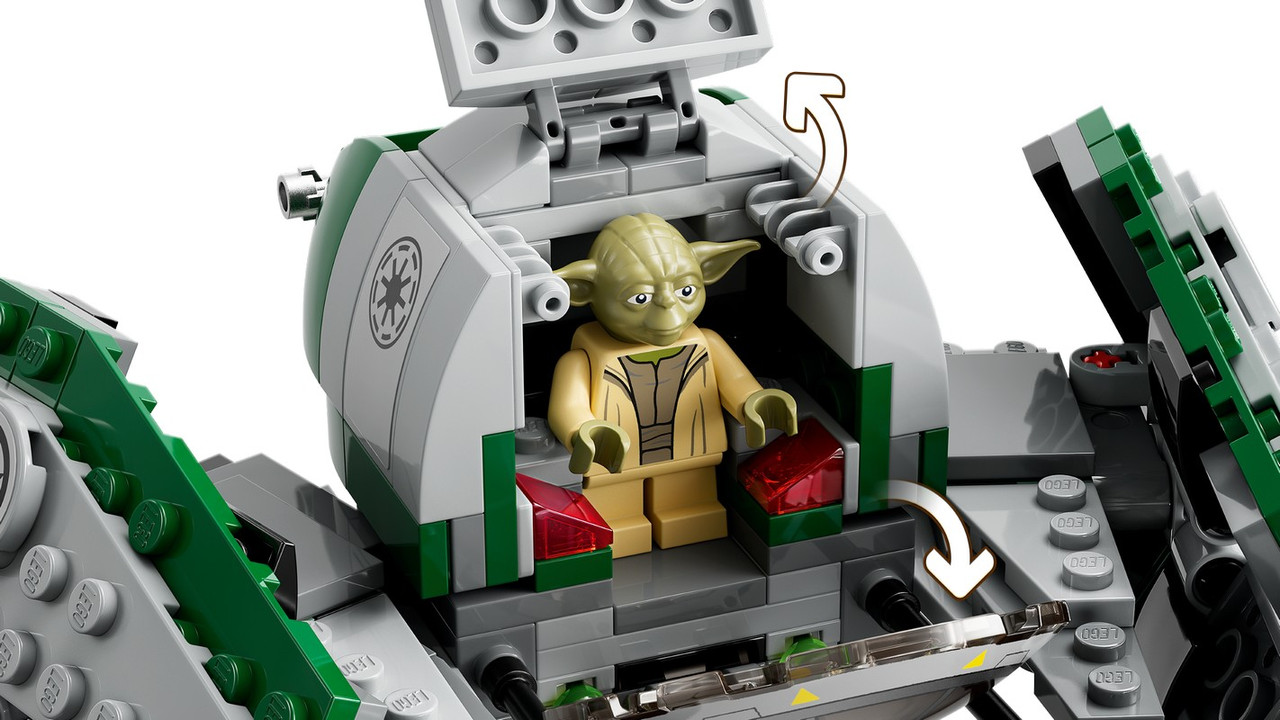 75360 Lego Star Wars Истребитель джедая Йоды Лего Звездные войны - фото 7 - id-p116280734