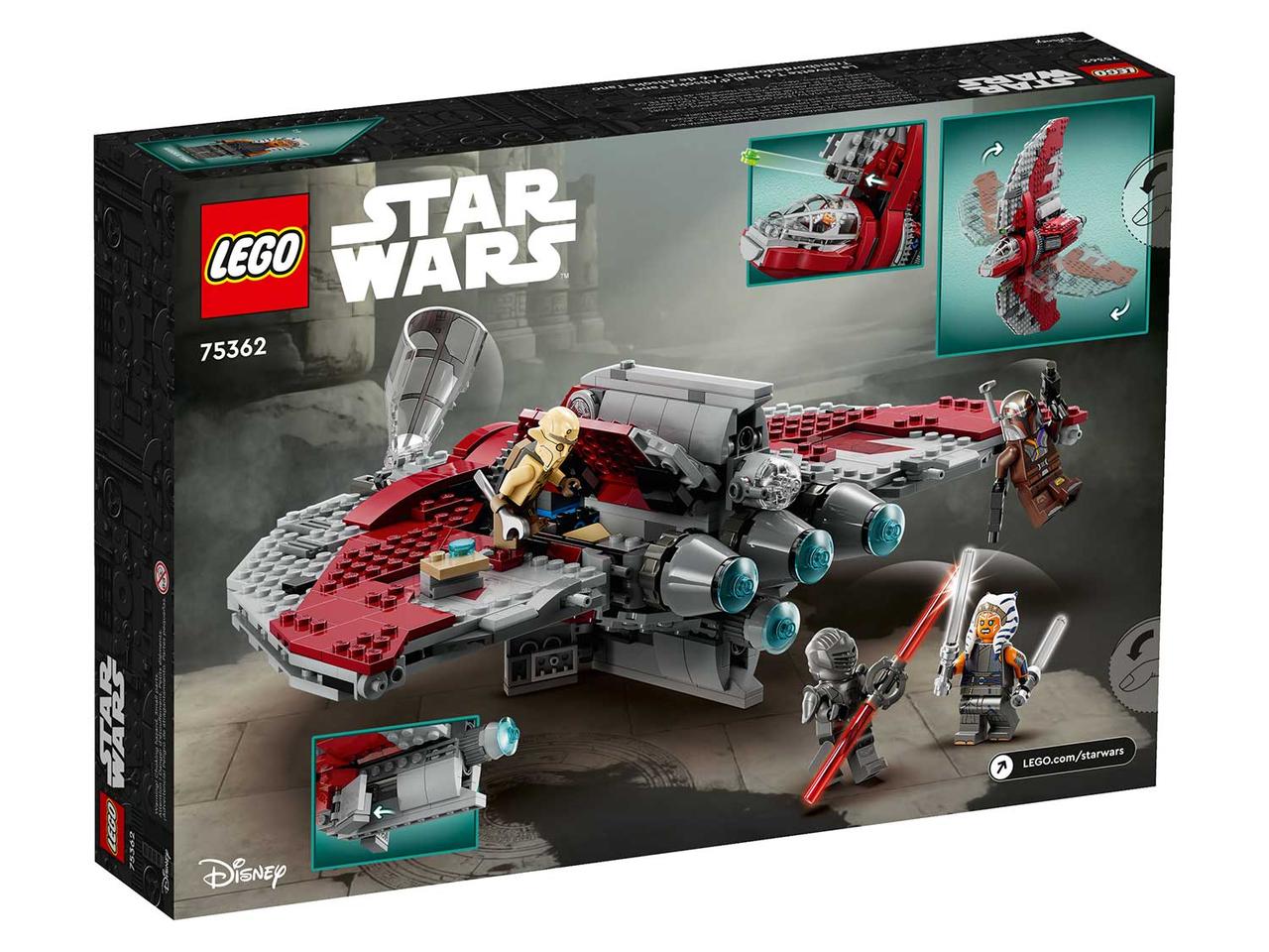 75362 Lego Star Wars Джедайский шаттл Т-6 Асоки Тано, Лего Звездные войны - фото 2 - id-p116280732
