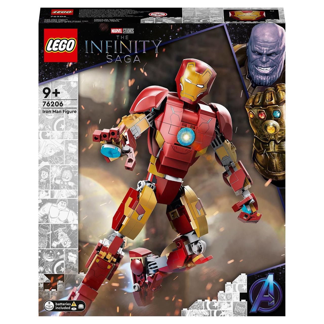 76206 Lego Marvel Фигурка Железного человека, Лего Супергерои Marvel - фото 1 - id-p116280652