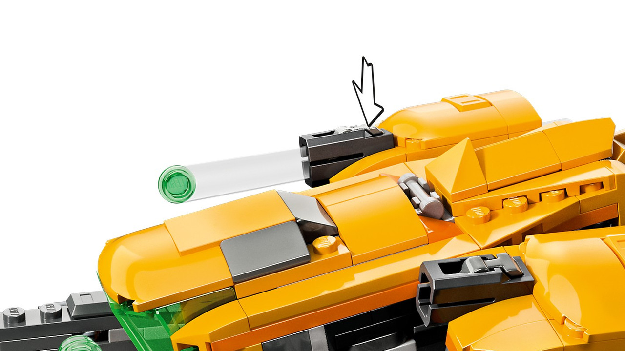 76254 Lego Super Heroes Корабль малыша Ракеты, Лего Супергерои Marvel - фото 6 - id-p116280642