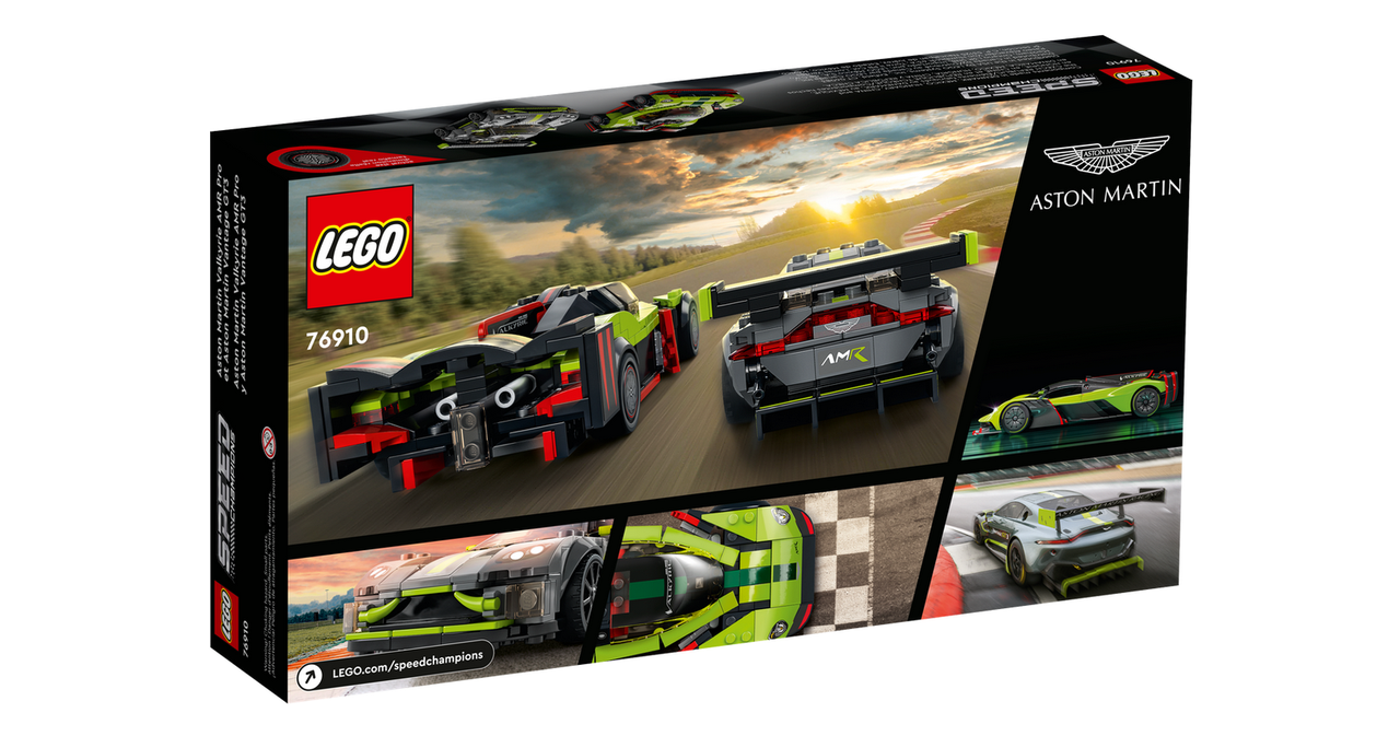 76910 Lego Speed Aston Martin Valkyrie AMR Pro и Aston Martin Vantage GT3 - фото 2 - id-p116280600