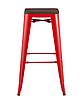 Стул барный TOLIX WOOD красный глянцевый, фото 2