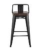 Стул полубарный TOLIX SOFT черный матовый, фото 2