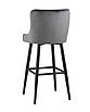 Стул барный Ститч велюр серый, фото 4
