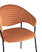 Стул Алексис велюр оранжевый, фото 2