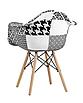 Кресло Eames DSW пэчворк черно-белое, фото 2