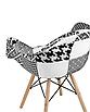 Кресло Eames DSW пэчворк черно-белое, фото 5