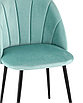 Стул Логан NEW велюр пыльно-голубой, фото 2