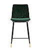 Стул полубарный Мелисса велюр зеленый, фото 3