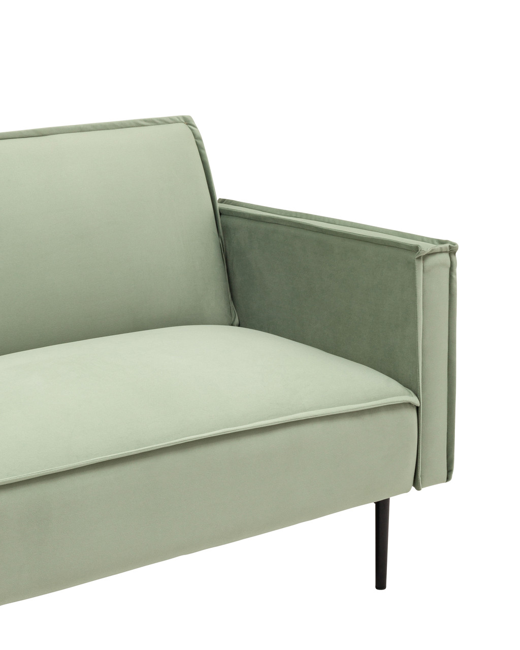Кассель барқыт ашық-жасыл түсті тік диван - фото 2 - id-p115889761