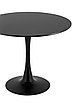 Стол Tulip D90 черный, фото 2