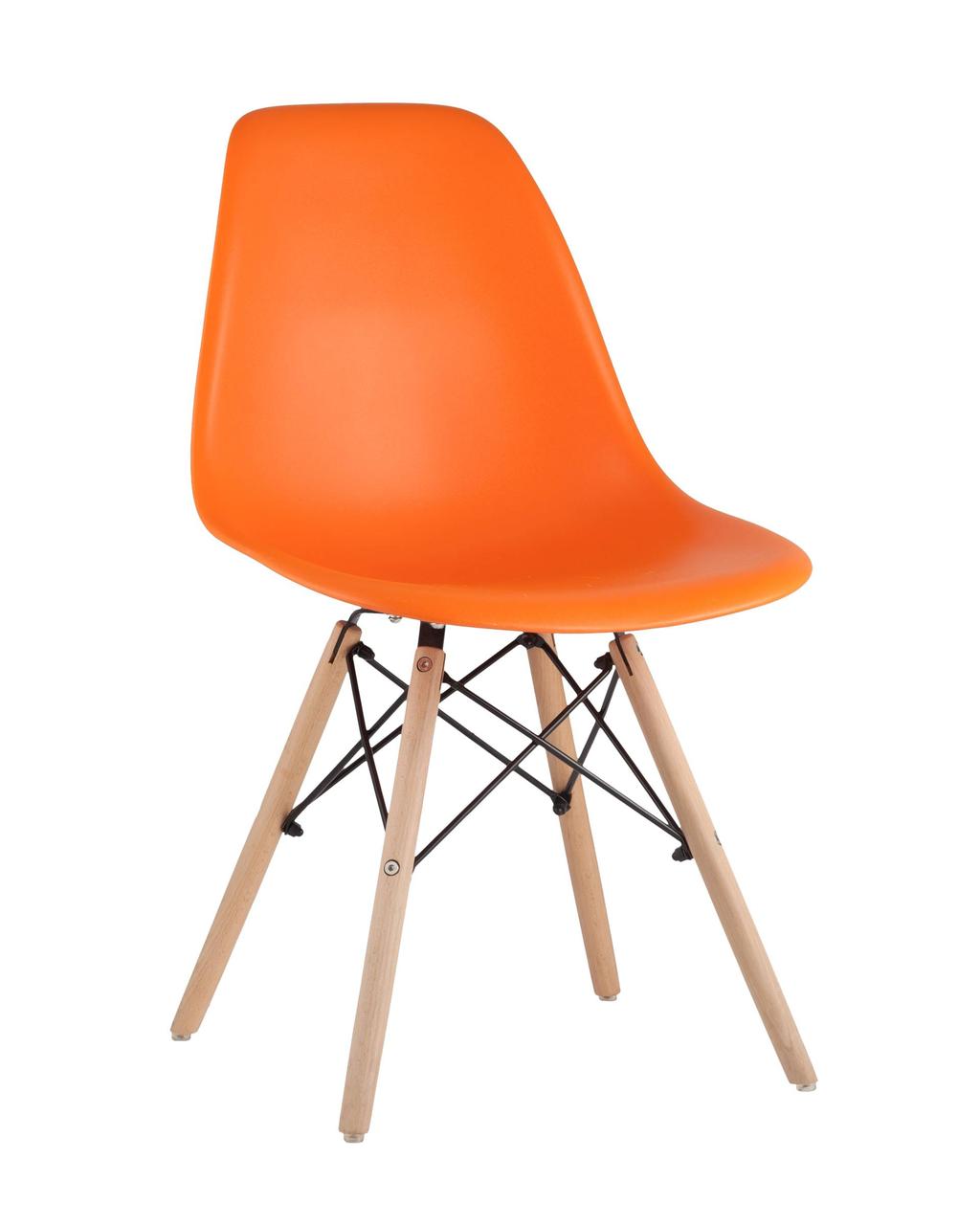 Стул Eames DSW оранжевый x4, фото 1