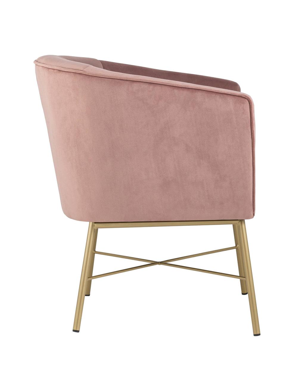 Кресло Шале велюр розовый - фото 3 - id-p115889812
