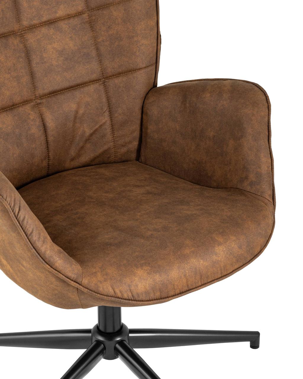 Кресло Ирис вращающееся коричневое - фото 6 - id-p115889815