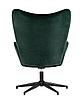 Кресло Филадельфия велюр изумрудный ножка черная, фото 3