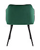 Стул с подлокотниками Джоэл велюр зелёный, фото 5