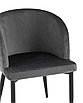 Стул Оскар велюр серый, фото 2