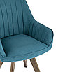 Стул вращающийся MANS NEW бирюзовый 2 шт, фото 7