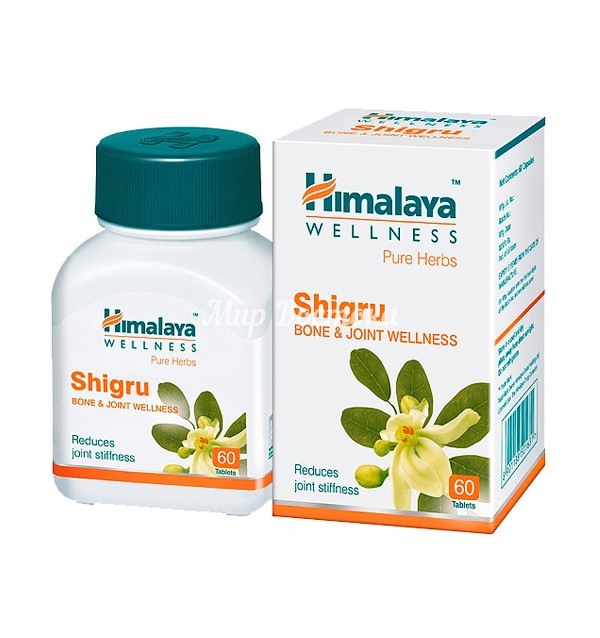 Средство для здоровья костей и суставов Шигру Shigru Himalaya (60 капсул, Индия)