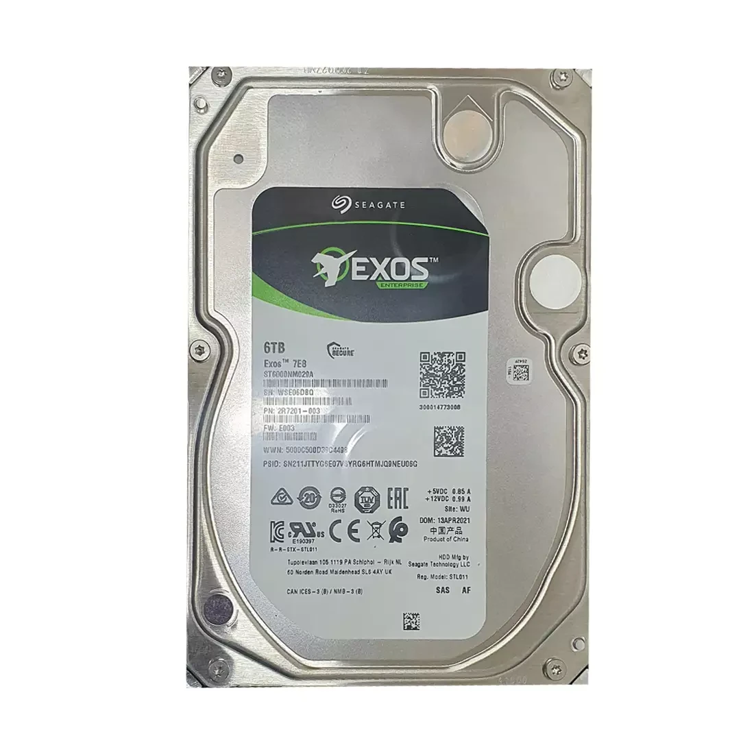 Жесткий диск внутренний Seagate Exos 7E8 (6Тб (6000Гб), HDD, 3,5 , Для серверов, SAS) ST6000NM029A - фото 3 - id-p67622124